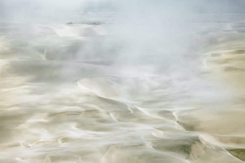 Dunes and Fog and Sea