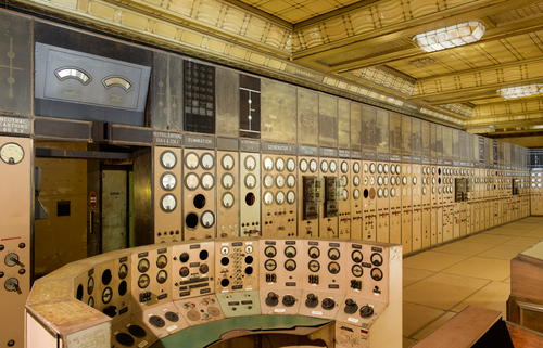 Battersea power station control room A side
