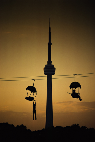 Hanging Out Near the CN Tower, Toronto