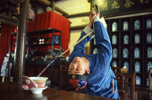Tea Pouring in China