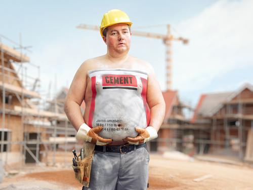 Fat can\'t hide, Construction Worker