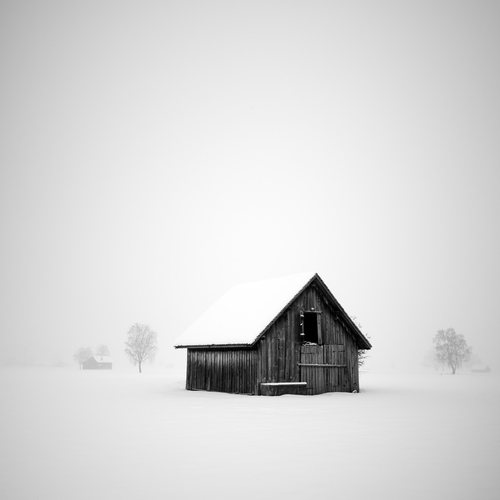 Barn In The Middle Of Winter
