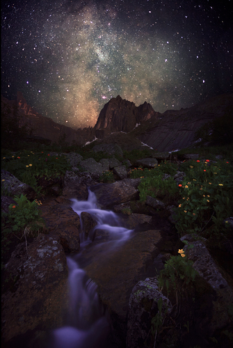 Mountain spirits and the Milky Way