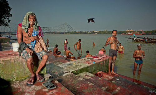 Holy Bath in the Ganges