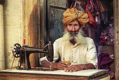 The Tailor Of Jaisalmer, Rajasthan, India