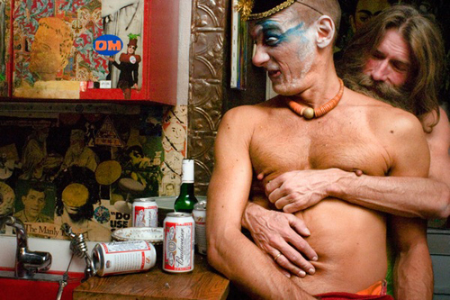 Halloween party at a Radical Fairy domicile.