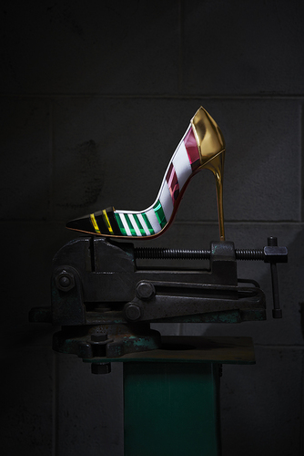 Striped Shoe