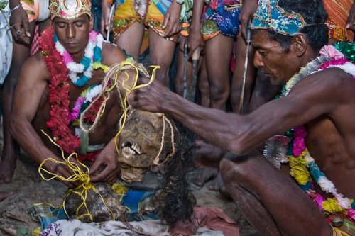 Preparation for a Dance with Human heads