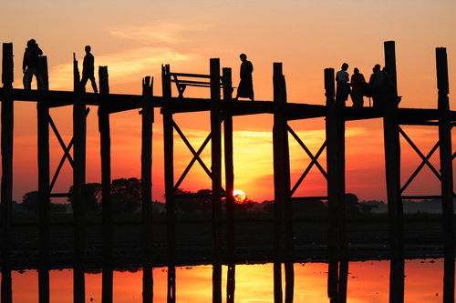 Ubein Bridge, Burma