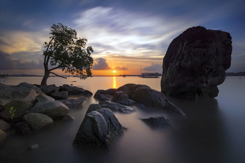 Rocky Sunset