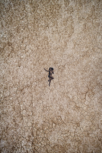 Chauntel in the desert