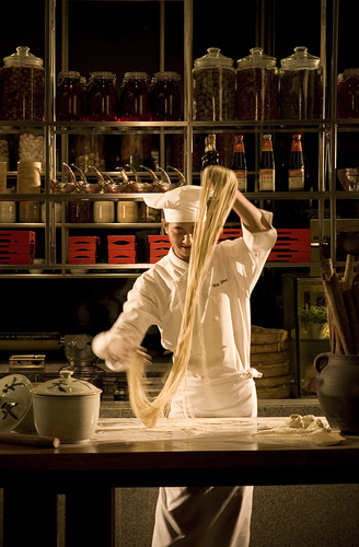 Pulling Noodles