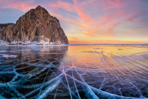Lake Baikal on Winter