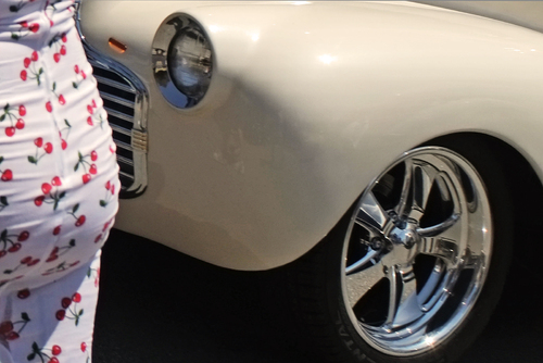 Cherry dress, cherry car