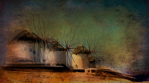 Iconic Windmills of Mykonos