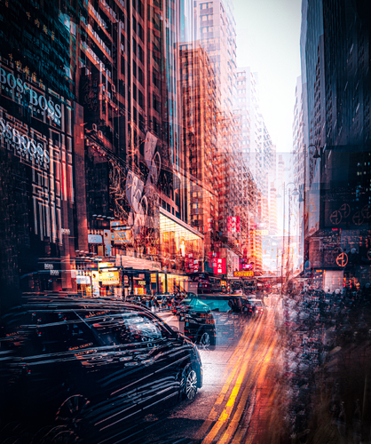 Evening rush hour