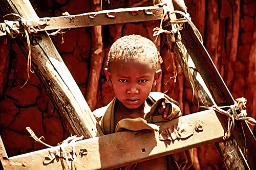 Rural Tanzania Farm Boy