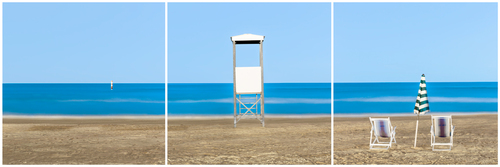 Beach - Triptych