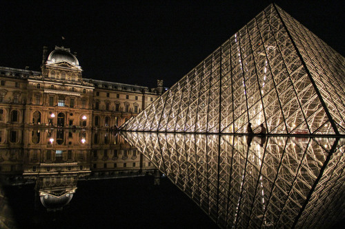 Couple at the Louvre