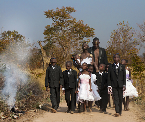 the procession
