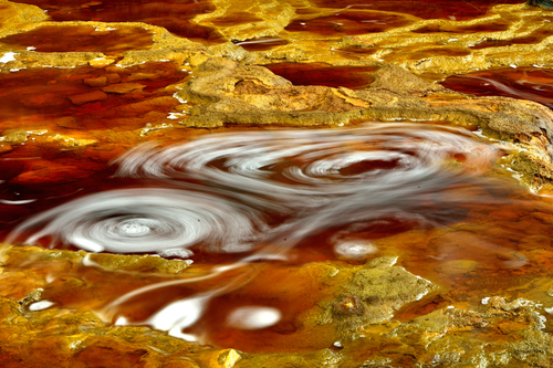 Vortex in Rio Tinto