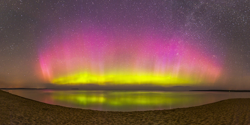 The Light Show of Au Train Beach