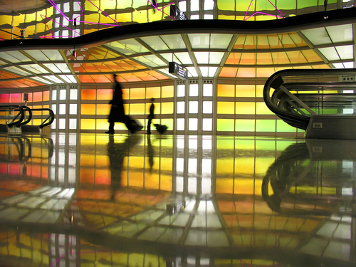 Chicago O'Hare Walkway 