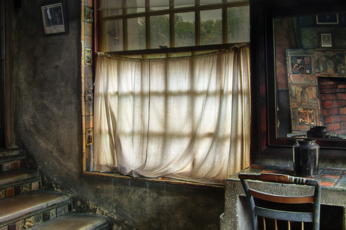 The Curtain in the Window
