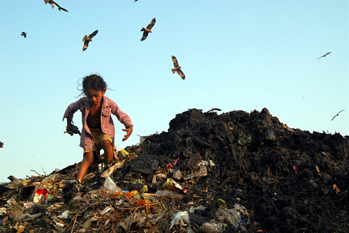 Garbage and Child