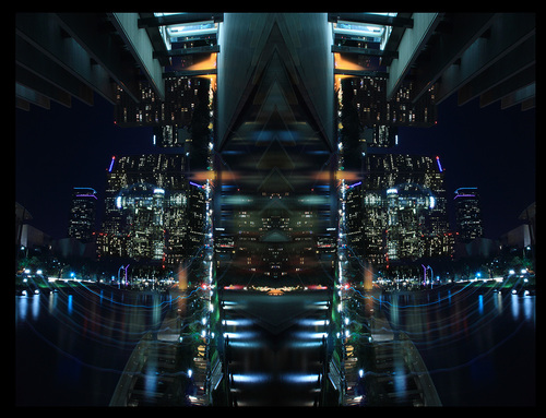 Abstract Downtown View