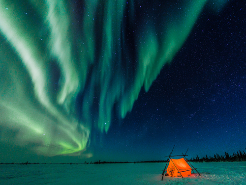 Aurora and Tent