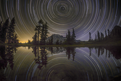 Star Trail Reflection
