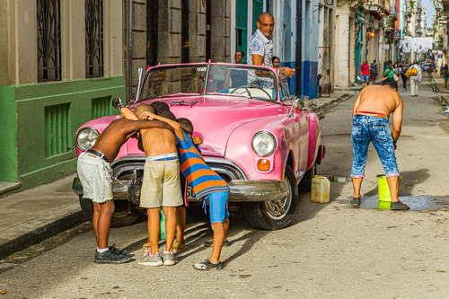 The street huddle