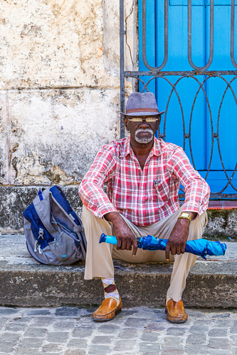 Man With Umbrella