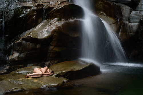 Sleeping under the Waterfall