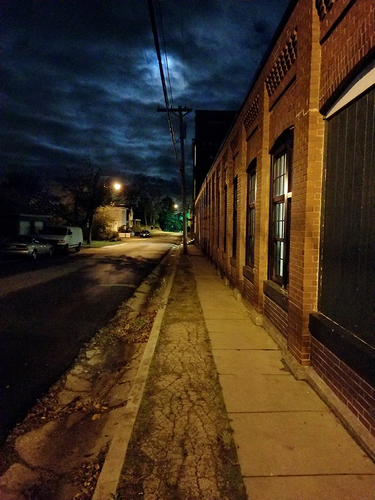 A Late Night Walk in East Greenwich
