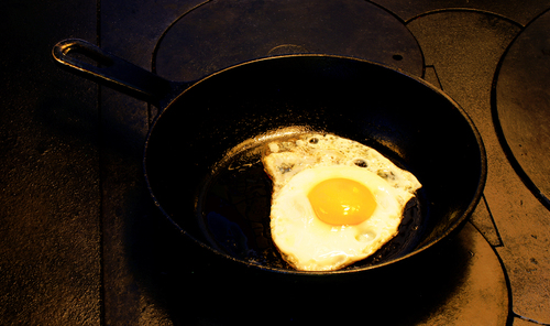 Skillet and Fried Egg