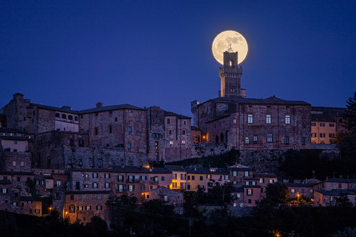 Moonrise Over Montepulciano