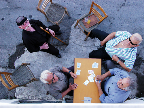 card players