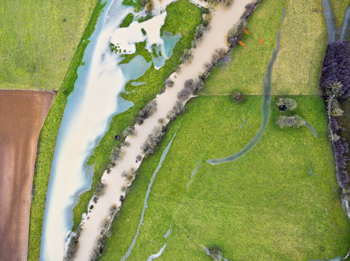 River and flood
