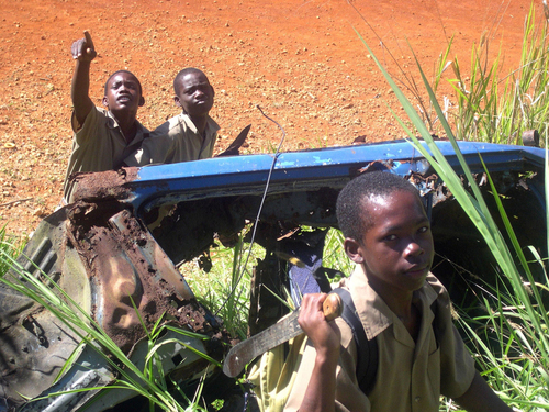 Boys With Machete