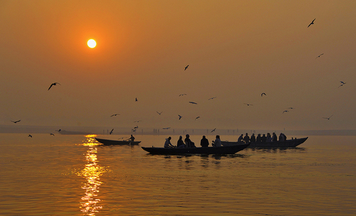 Boats at Sunrise
