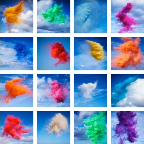 Paint Pigment Photographs
