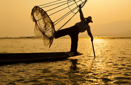 Intha Fisherman at Inle Lake