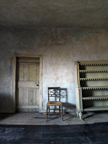 Door,Chair, Shadows & Shelves