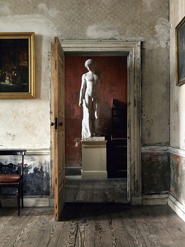 Statue Through Doorway
