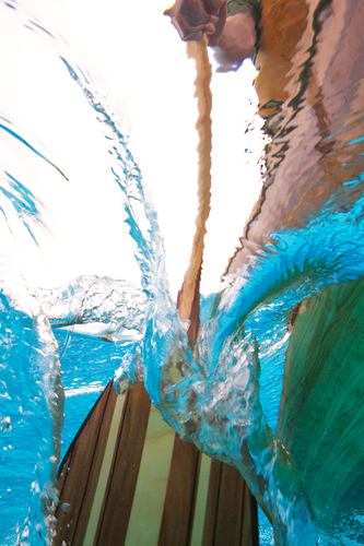 Paddle being pulled through the water (1)