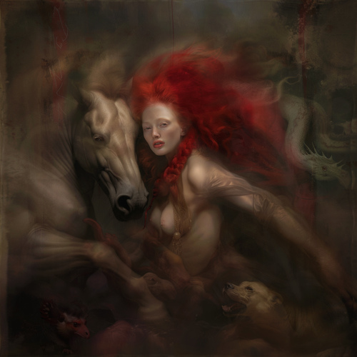 Old Master with Horse