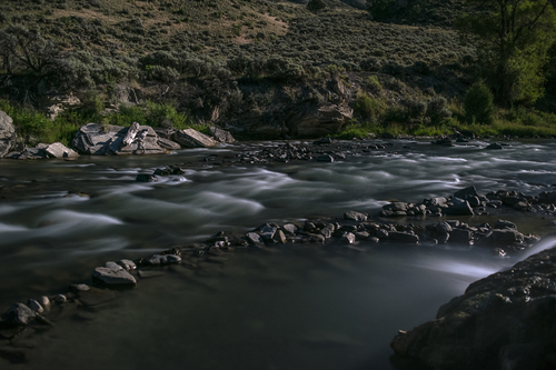 Midnite Swim at Yellowstone