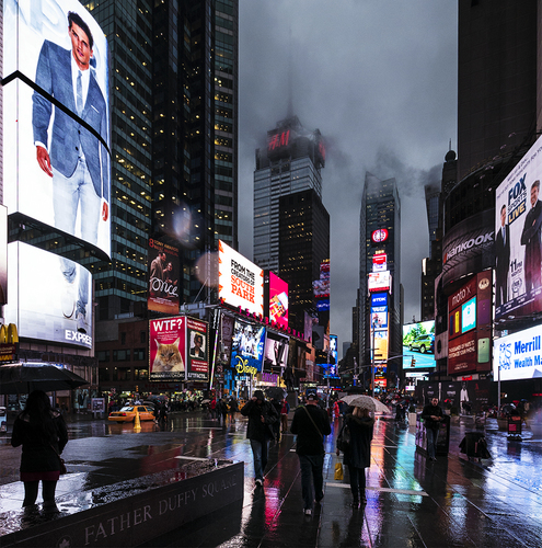 Night on Time Square